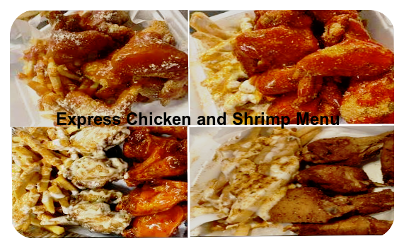 Express Chicken and Shrimp Menu
